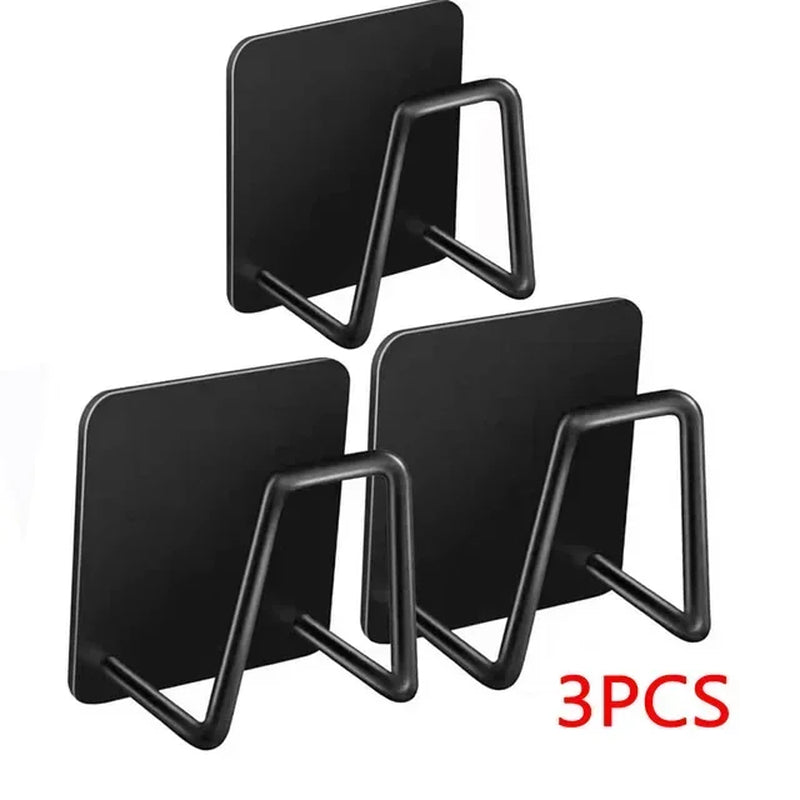 Kitchen Sponges Racks Self Adhesive Sink Sponges Drain Drying Rack Holders Kitchen Sink Accessories Dropshipping Stainless Steel