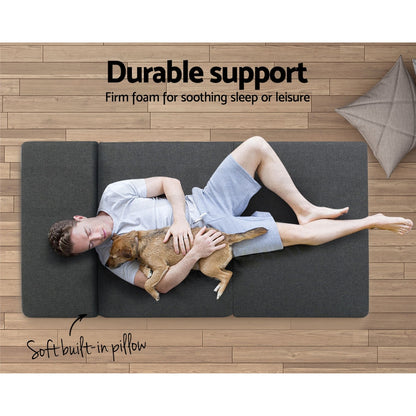 Giselle Foldable Foam Mattress Portable Folding Camping Bed Mat Double Single