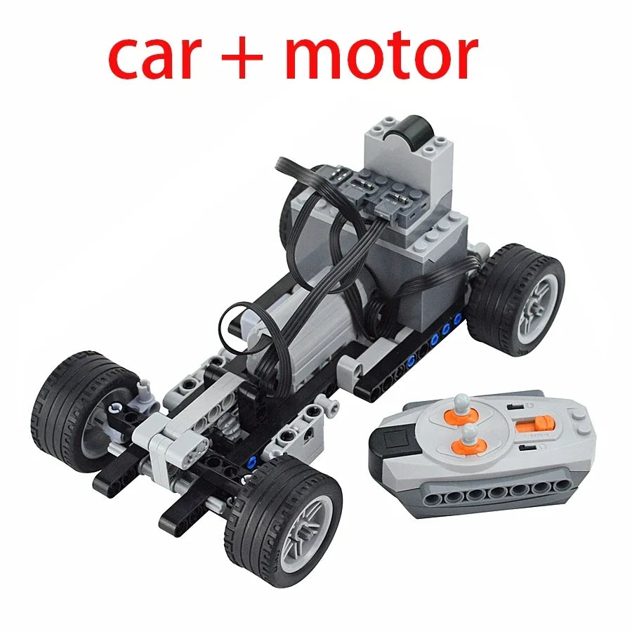 MOC Technical Parts Power Functions Motor Multi Tool Servo Train Motor PF 8293 8883 Model Compatible  Building Blocks