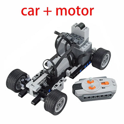 MOC Technical Parts Power Functions Motor Multi Tool Servo Train Motor PF 8293 8883 Model Compatible  Building Blocks
