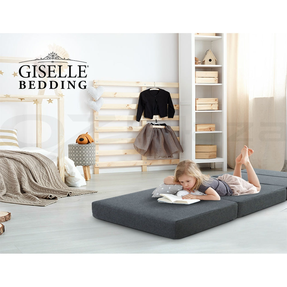 Giselle Foldable Foam Mattress Portable Folding Camping Bed Mat Double Single