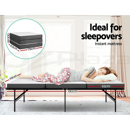 Giselle Foldable Foam Mattress Portable Folding Camping Bed Mat Double Single