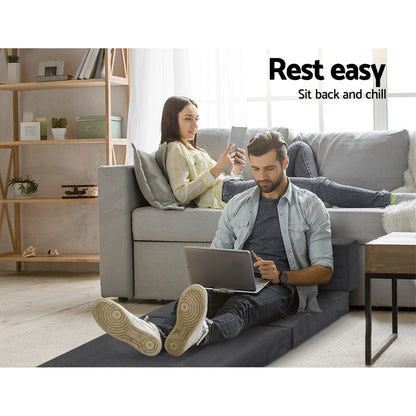 Giselle Foldable Foam Mattress Portable Folding Camping Bed Mat Double Single