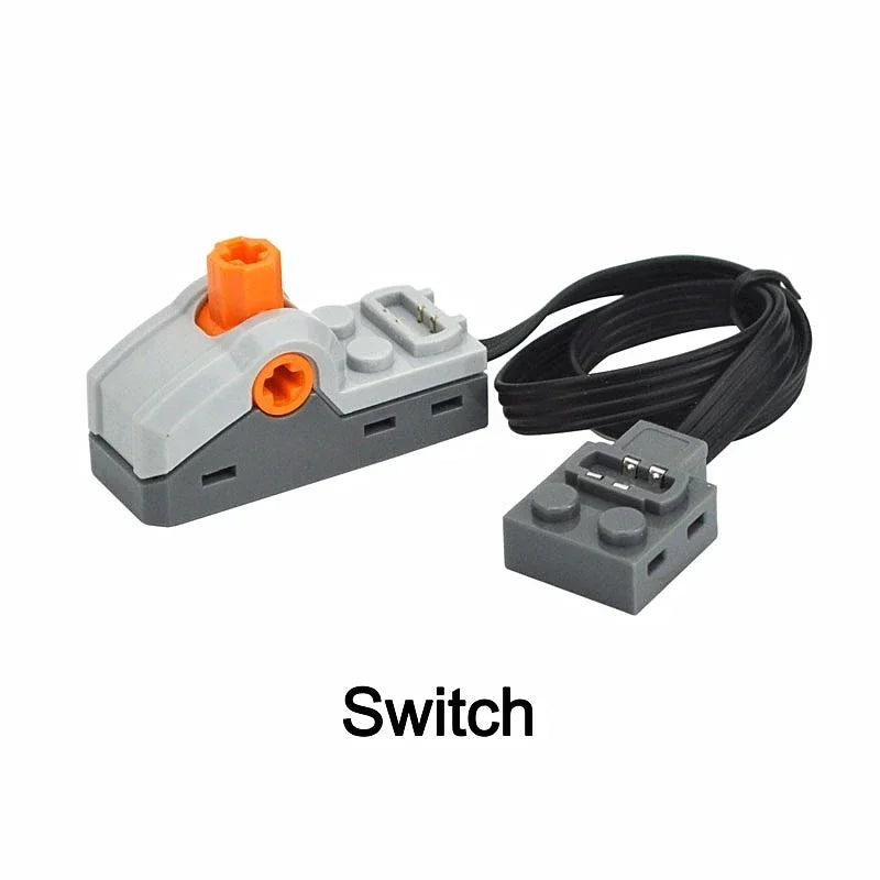 MOC Technical Parts Power Functions Motor Multi Tool Servo Train Motor PF 8293 8883 Model Compatible  Building Blocks