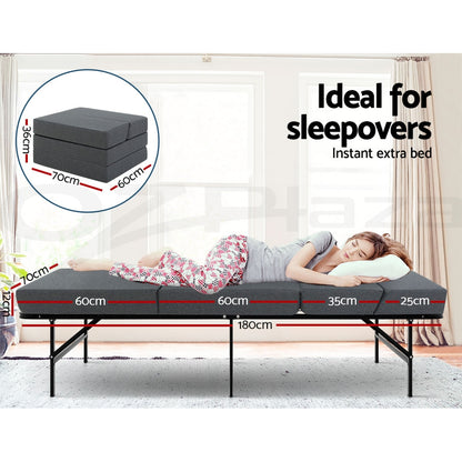 Giselle Foldable Foam Mattress Portable Folding Camping Bed Mat Double Single