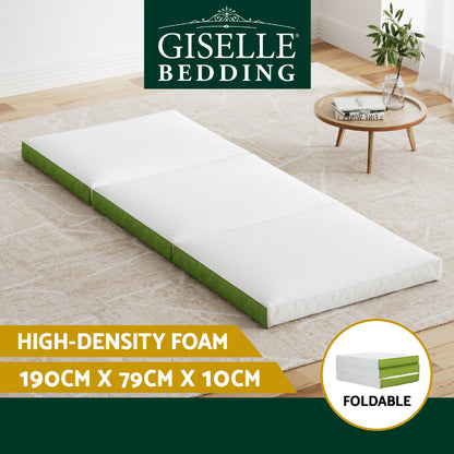 Giselle Foldable Foam Mattress Portable Folding Camping Bed Mat Double Single