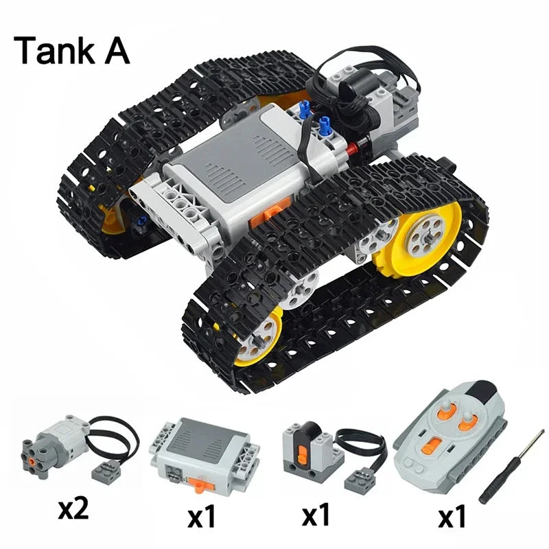 MOC Technical Parts Power Functions Motor Multi Tool Servo Train Motor PF 8293 8883 Model Compatible  Building Blocks