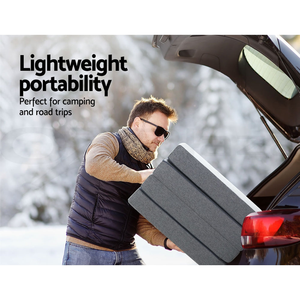 Giselle Foldable Foam Mattress Portable Folding Camping Bed Mat Double Single