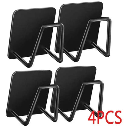 Kitchen Sponges Racks Self Adhesive Sink Sponges Drain Drying Rack Holders Kitchen Sink Accessories Dropshipping Stainless Steel