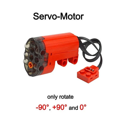 MOC Technical Parts Power Functions Motor Multi Tool Servo Train Motor PF 8293 8883 Model Compatible  Building Blocks