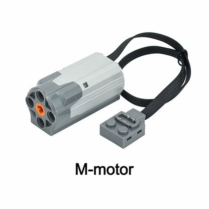 MOC Technical Parts Power Functions Motor Multi Tool Servo Train Motor PF 8293 8883 Model Compatible  Building Blocks