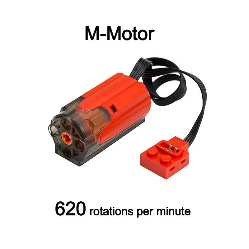 MOC Technical Parts Power Functions Motor Multi Tool Servo Train Motor PF 8293 8883 Model Compatible  Building Blocks