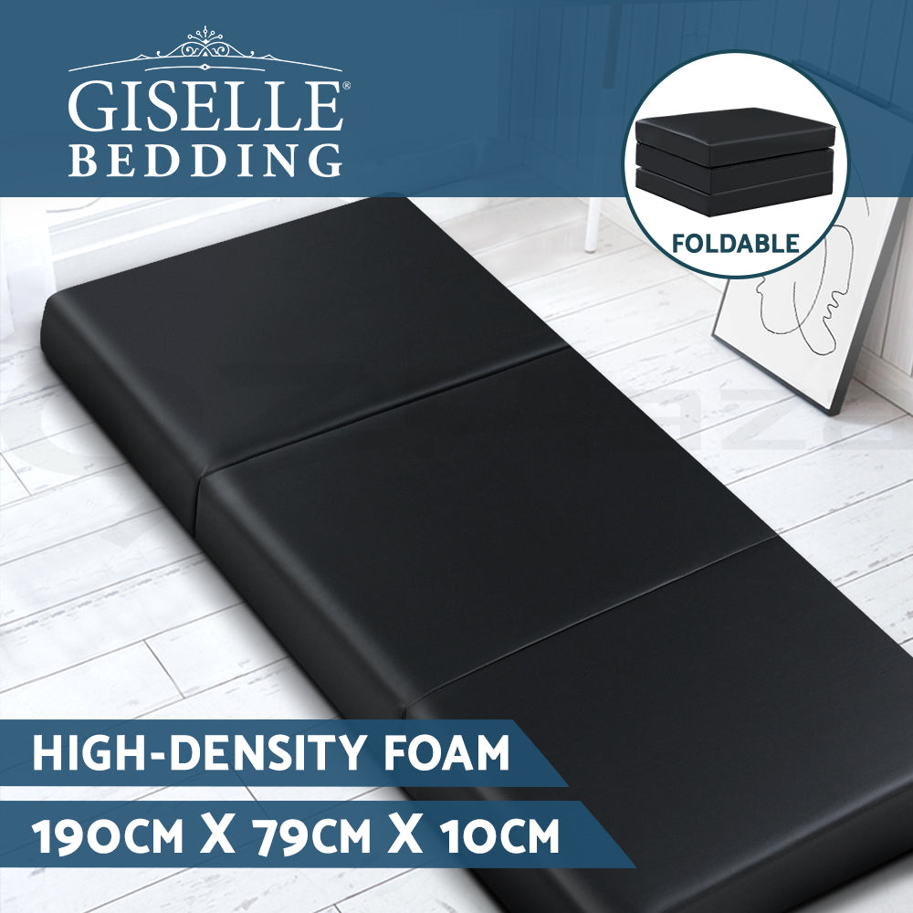 Giselle Foldable Foam Mattress Portable Folding Camping Bed Mat Double Single