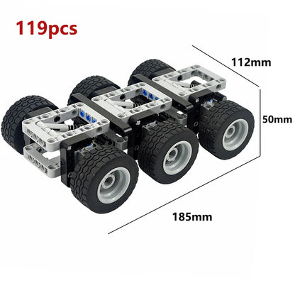 MOC Technical Parts Power Functions Motor Multi Tool Servo Train Motor PF 8293 8883 Model Compatible  Building Blocks