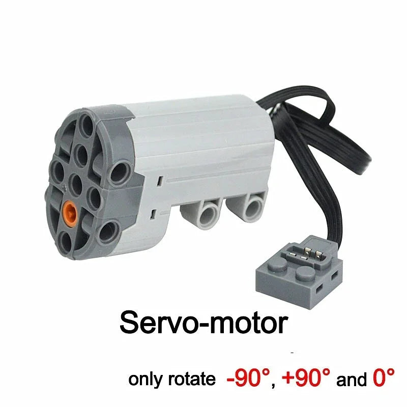 MOC Technical Parts Power Functions Motor Multi Tool Servo Train Motor PF 8293 8883 Model Compatible  Building Blocks