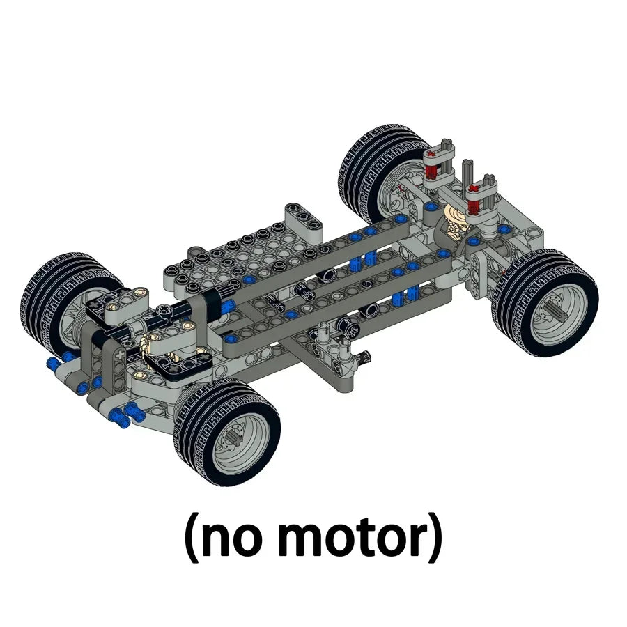 MOC Technical Parts Power Functions Motor Multi Tool Servo Train Motor PF 8293 8883 Model Compatible  Building Blocks