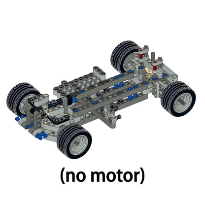 MOC Technical Parts Power Functions Motor Multi Tool Servo Train Motor PF 8293 8883 Model Compatible  Building Blocks