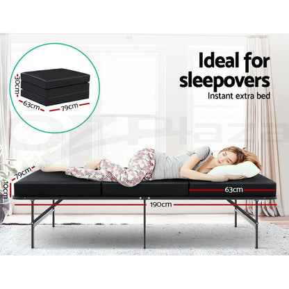 Giselle Foldable Foam Mattress Portable Folding Camping Bed Mat Double Single