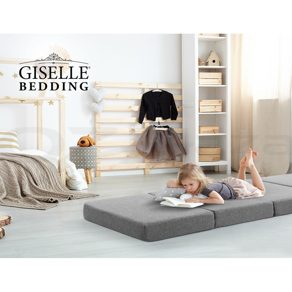 Giselle Foldable Foam Mattress Portable Folding Camping Bed Mat Double Single