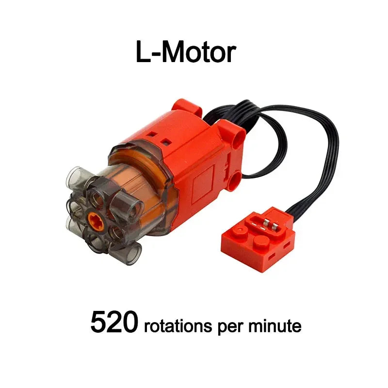MOC Technical Parts Power Functions Motor Multi Tool Servo Train Motor PF 8293 8883 Model Compatible  Building Blocks